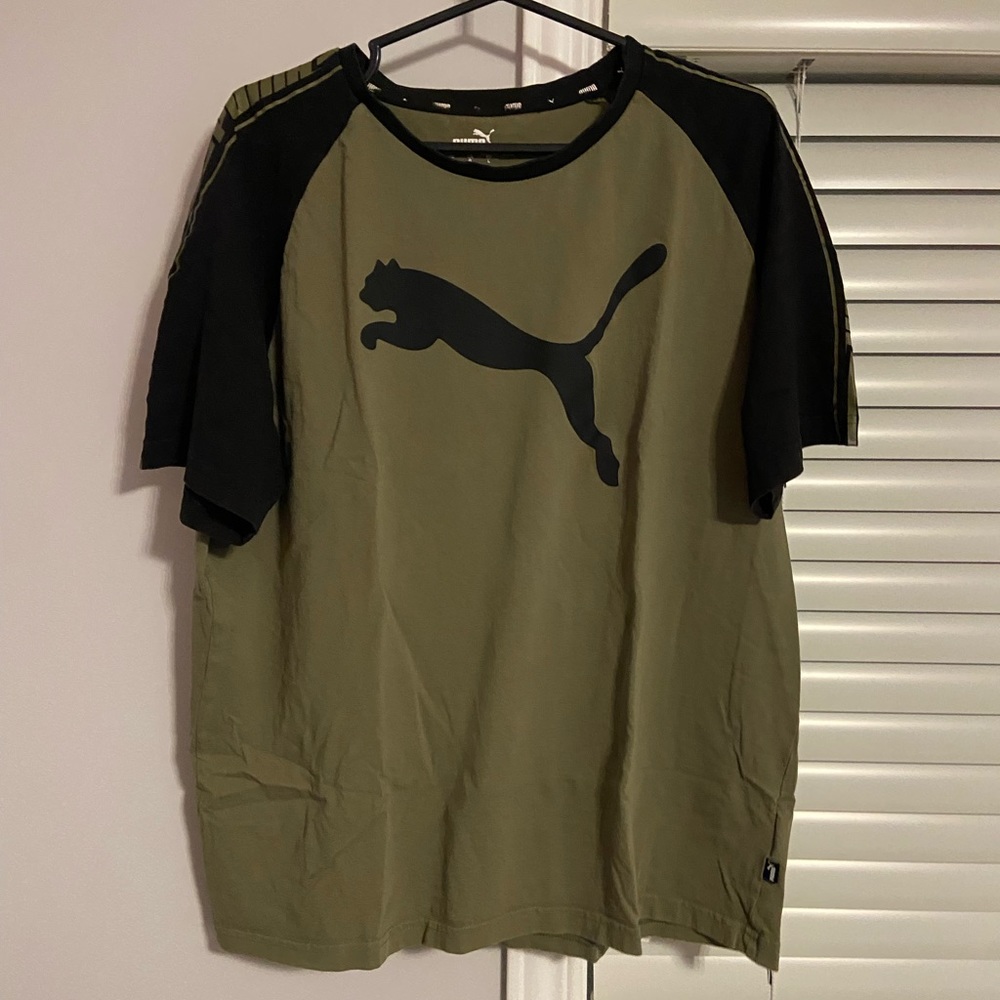 Puma T-Shirt (Olive Green)